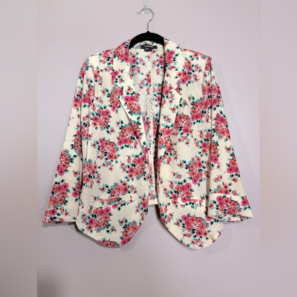 Floral Blazer